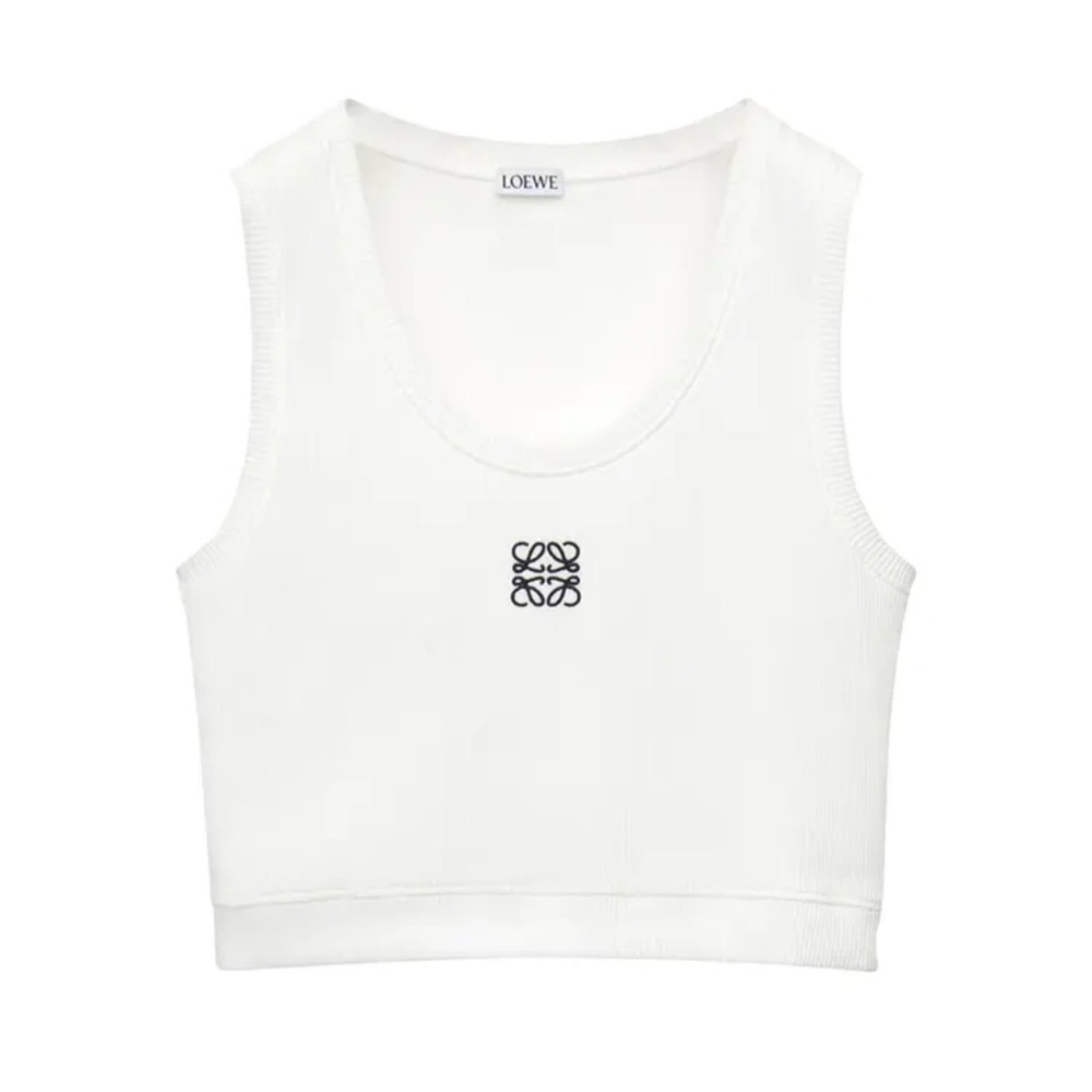 Loewe Ivory Logo Crop Top. Authentic!